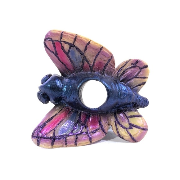 Butt Headz No More Smoldering Ashtrays Cigarette Extinguisher Snuffer Butterfly - Picture 9 of 9